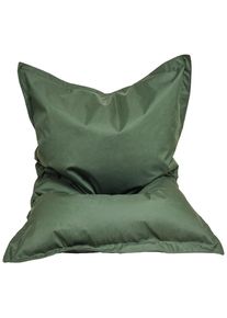 Boxxx Sitzsack , Gr&uuml;n , Textil , 380 l , F&uuml;llung: Styroporkugeln , 140x180x14 cm , Wohnzimmer, Sessel, Sitzs&auml;cke