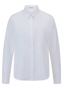 Peter Hahn - Long-Bluse, weiss, Gr. 46, Baumwolle