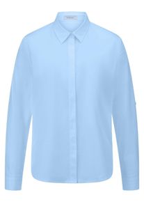 Peter Hahn - Long-Bluse, blau, Gr. 48, Baumwolle