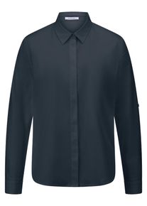 Peter Hahn - Long-Bluse, blau, Gr. 48, Baumwolle