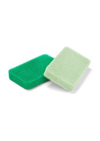 Tchibo - 2 &eacute;ponges en silicone - vert