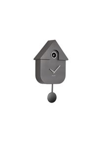 Karlsson, Wanduhr &raquo;Modern Cuckoo Metallic&laquo;, dunkelgrau, Einheitsgr&ouml;&szlig;e, Abmessungen: 21.5 x 41 x 8.5 cm (BxHxT)