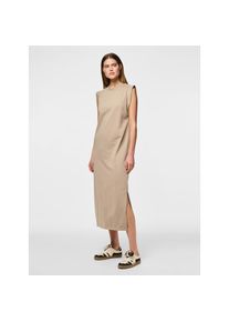 Pieces, Unisex, Pieces Maxikleid &raquo;PCCHILLI SUMMER SL ANK DRESS UB NOOS BC&laquo; Ohne Taschen mit seitlichen Schlitzen, crockery, XS, N-Gr, Kleid von Pieces
