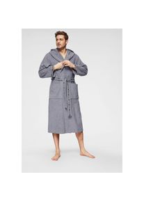 Bruno Banani, Unisexbademantel &raquo;Danny, Normall&auml;nge & &Uuml;berl&auml;nge, auch in extra lang, Hotelbademantel&laquo; 1 Stk. mit Logostreifen, Unisex Bademantel aus 