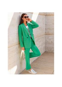 Inspirationen, Unisex, Jackenblazer &raquo;Blazer&laquo;, grasgr&uuml;n, 40, aus recyceltem Polyester