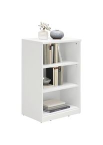 Xora Regal , Weiss , Holzwerkstoff , 2 F&auml;cher , 55x84x36 cm , Typenauswahl, Beim&ouml;bel erh&auml;ltlich , Wohnzimmer, Regale, B&uuml;cherregale