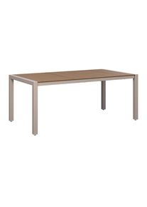 Ambia Garden Gartentisch , Teakfarben , Holz, Metall , Akazie , massiv , rechteckig , eckig , 181x252x75 cm , Gartenm&ouml;bel, Gartentische, Gartentische