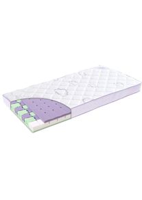 Tr&auml;umeland Tr&auml;umeland Kindermatratze , Weiss, Violett , Textil , 70x140 cm , Fkt, Textiles Vertrauen - Oeko-Tex&reg;, Made in Austria , &Uuml;ber- und Sondergr&ouml;ssen erh&auml;ltlich, Bezug abnehmbar/waschbar, wendbar, klimatisierte Bel&uuml;ftungskan&auml;le, atmungsaktiv, Sitzkantenverst&auml;rkung, N&auml;sseschutz , Baby- und Kinderm&ouml;bel, Babyzimmer, Babymatratzen