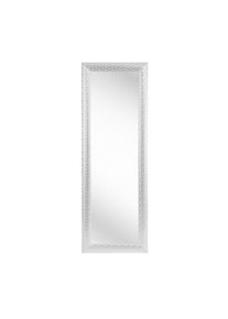 Xora Wandspiegel , Silberfarben, Weiss , Glas , rechteckig , 50x150x3 cm , Ganzk&ouml;rperspiegel , Garderobe, Garderobenspiegel