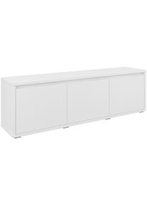 Xora Garderobenbank , Weiss , Holzwerkstoff , 145.1x50.1x33.8 cm , Garderobe, Garderobensets & -serien, Garderoben-Serien