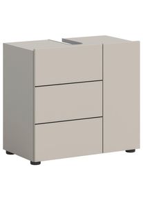 Mid.you Waschbeckenunterschrank , Kaschmir , Holzwerkstoff , 1 F&auml;cher , 60x57x34 cm , FSC MIX , stehend, freistehend , Badezimmer, Badezimmerschr&auml;nke, Waschbeckenunterschr&auml;nke