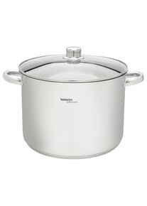 Homeware Profession. Suppentopf , Edelstahlfarben , Metall , 11 l , zylindrisch , 20.5 cm , Lfgb , rostfrei , Kochgeschirr, T&ouml;pfe, Kocht&ouml;pfe
