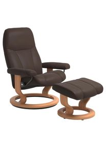 stressless Relaxsesselset , Braun , Leder , Echtleder , Rindleder , Eiche , Schichtholz , 70x94x70 cm , Lederauswahl, Stoffauswahl, Relaxfunktion , Wohnzimmer, Sessel, Relaxsessel