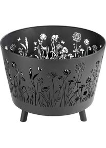 Ambia Home Feuerstelle , Schwarz , Metall , konisch , 40 cm , Freizeit & Co, Haus & Garten