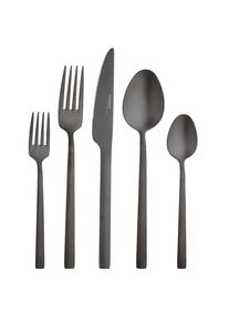 Homeware Profession. Besteck-Set , Schwarz , Metall , 30-teilig , Lfgb , rostfrei, lebensmittelecht , Besteck, Besteck-Sets