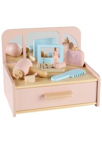 My Baby Lou Schminktisch , Mehrfarbig , Holz, Kunststoff, Holzwerkstoff , Schima , 1 Schublade(n) Schubladen , 24.5x22x30 cm , EN 71 , Spielzeug, Holzspielzeug
