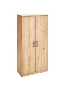 Xora Kommode , Weiss, Eiche Wotan , Holzwerkstoff , 4 F&auml;cher , 72x148x36 cm , Beim&ouml;bel erh&auml;ltlich , Kleinm&ouml;bel, Kommoden, Kommoden