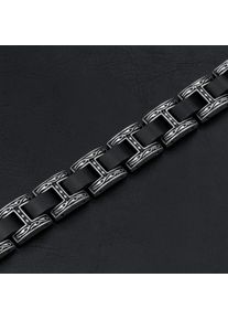 Holzkern Armband Marked (Ahorn/Silber), Naturholz, Herren, gr&ouml;&szlig;enverstellbar