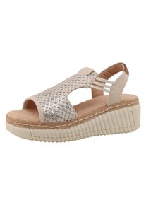 Tom Tailor Sandale - Damen - Gr. 40 - silber