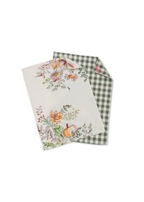 Tchibo - 2 Geschirrt&uuml;cher - creme