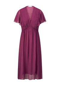 St. Emile - Kleid mit V-Ausschnitt, pink, Gr. 38, Viskose