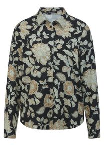 Peter Hahn - Bluse mit 1/1-Arm, schwarz, Gr. 48, Viskose