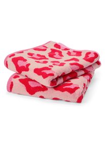Tchibo - 2 Serviettes de toilette premium - rose/rouge