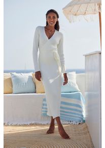 Lascana Witt Damen Strickkleid, cream, Gr&ouml;&szlig;e 32/34, 80% Viskose, 20% Nylon