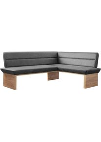 Goodproduct, GOODproduct Eckbank &raquo;Beluna Polsterbank, Sitzecke&laquo; mit Wellenunterfederung im Sitz, TOPSELLER, anthrazit (cobra 2000), decor wotan eiche,