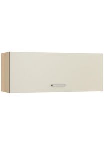 Kochstation, KOCHSTATION Klapph&auml;ngeschrank &raquo;KS-Lucy&laquo; Breite 90 cm, mit 1 Klappe inkl. Gasdruckd&auml;mpfer, stain, eiche hell, B/H/T: 90 cm x 35,2 cm x 