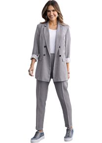 Damen Blazer hellgrau-meliert