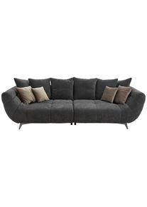 Hom&acute;in Hom`in Bigsofa , Schwarz , Textil , F&uuml;llung: Schaumstoff,Schaumstoff , 300x79x133 cm , Stoffauswahl , Wohnzimmer, Sofas & Couches, Sofas, Bigsofas