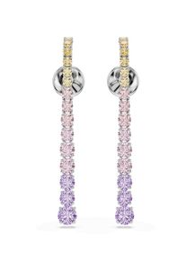 Swarovski, Femmes Boucles d'oreilles, jaune / lavande / rose / argent