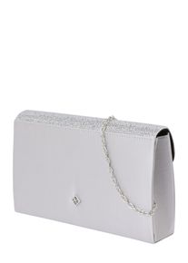Call it Spring Clutch 'QWEENBEE' Damen Gr&ouml;&szlig;e One Size silber