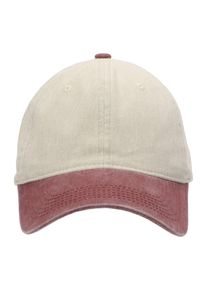 ABOUT YOU Cap Herren Gr&ouml;&szlig;e 55/60 beige / rot