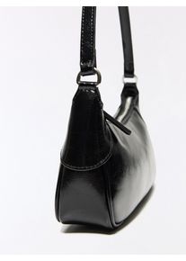Bershka Schultertasche Damen Gr&ouml;&szlig;e One Size schwarz