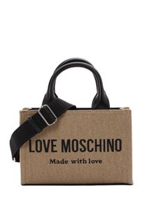 Love Moschino Shopper Damen Gr&ouml;&szlig;e One Size dunkelbeige / schwarz