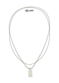 Guess Kette '26 4G Pave' Herren Gr&ouml;&szlig;e One Size dunkelgrau