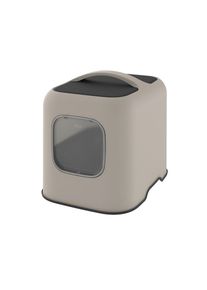 Rotho Katzentoilette , Cappuccino , Kunststoff , 51x39.5x44.3 cm , Freizeit & Co, Tierbedarf