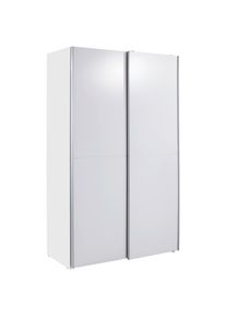 P & B Schwebet&uuml;renschrank , Weiss , Holzwerkstoff , 6 F&auml;cher , 125x195.5x38 cm , Blauer Engel, BQ - B&uuml;ndnis f&uuml;r Qualit&auml;t, Made in Germany , Schlafzimmer, Kleiderschr&auml;nke, Schwebet&uuml;renschr&auml;nke