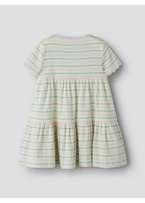 name it Kleid M&auml;dchen Gr&ouml;&szlig;e 122 creme / gr&uuml;n / ros&eacute;