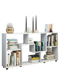 Mid.you Regal , Schwarz , Holzwerkstoff , 117x62x20 cm , erweiterbar , Wohnzimmer, Regale, B&uuml;cherregale