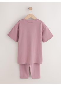 Next Set M&auml;dchen Gr&ouml;&szlig;e 128 hellpink / dunkelpink