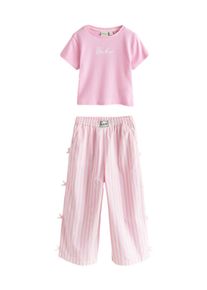 Baker By Ted Baker Set M&auml;dchen Gr&ouml;&szlig;e 152 hellpink / wei&szlig;