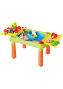 Sand- UND Wassertisch , Mehrfarbig , Kunststoff , 48x46x99.3 cm , unisex , Freizeit & Co, Outdoor-Spielzeug, Sandkasten-Spielzeug