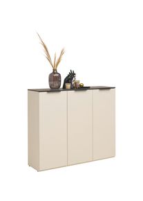 Voleo Schuhschrank , Kaschmir , Metall , 8 F&auml;cher , 120x100x34.5 cm , FSC MIX , Typenauswahl, Beim&ouml;bel erh&auml;ltlich, stehend , Garderobe, Schuhaufbewahrung, Schuhschr&auml;nke