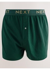 next, Hommes Boxers, bleu marine / chocolat / vert / rouge sang / rouge rouille