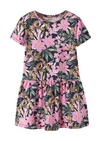 name it Kleid M&auml;dchen Gr&ouml;&szlig;e 128 navy / hellgr&uuml;n / koralle / pink
