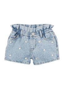 GAP Shorts M&auml;dchen Gr&ouml;&szlig;e 98 blue denim / pastellgelb / wei&szlig;