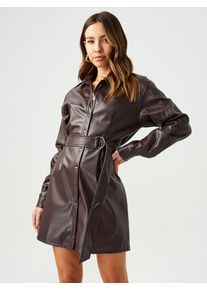 BWLDR Blusenkleid 'MARSEILLE' Damen Gr&ouml;&szlig;e 34 braun Sommerkleid